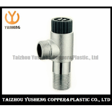 Brass Angle Valve with Filter Core and Plastic Handle (YS2027)